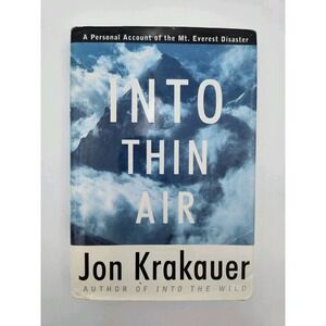 Into Thin Air Personal Account of Mt. Everest Disaster Krakauer SEE PIC